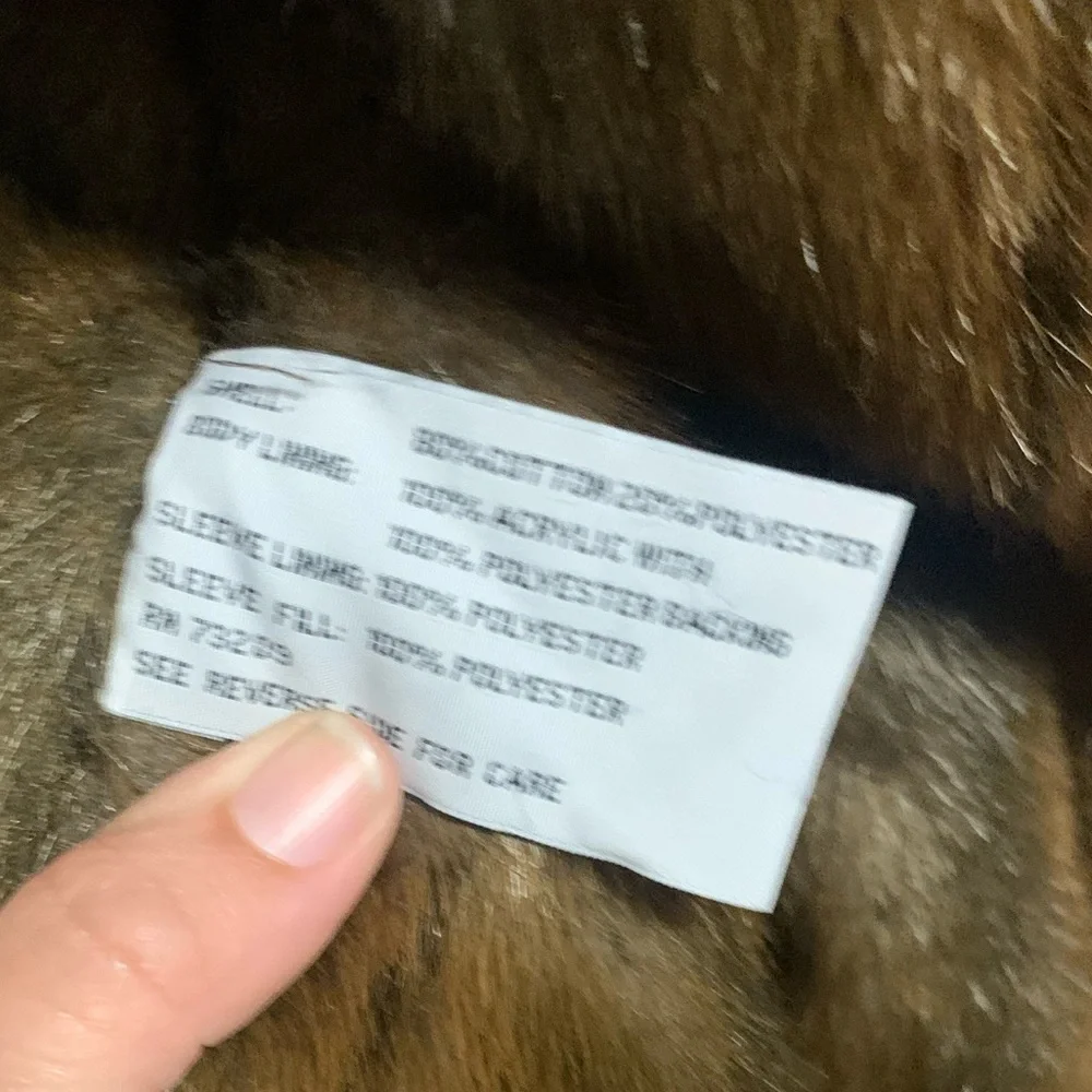 Vintage Marvin Richards Denim Jean Jacket Faux Fur - Picture 7 of 8